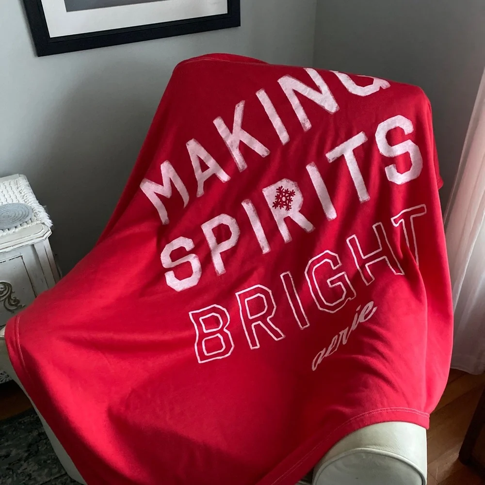 Aerie throw blanket